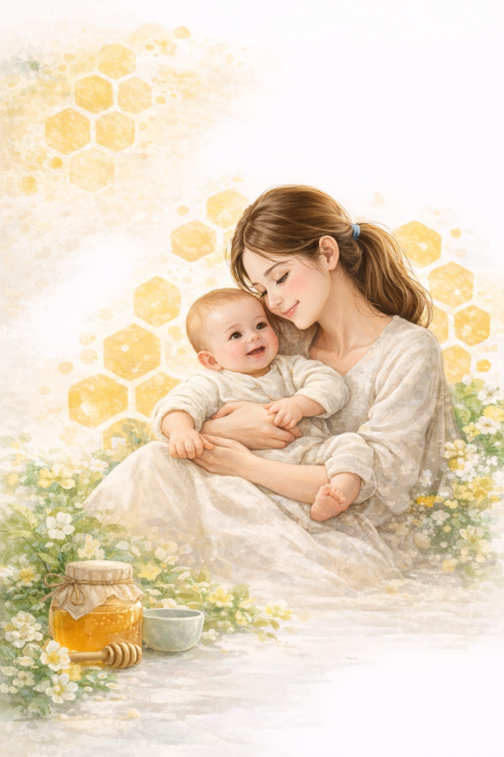 Мама с малышом — забота и доверие